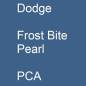 Preview: Dodge, Frost Bite Pearl, PCA.